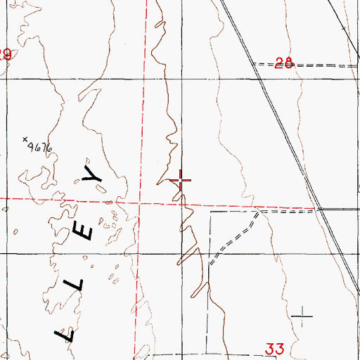 Topographic Map of McCornick Cemetery, UT