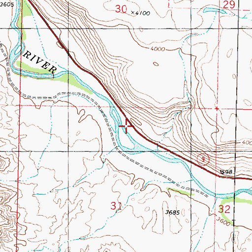 Topographic Map of Duncan's Retreat, UT