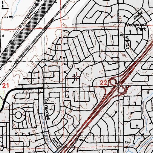 Topographic Map of Antelope Post Office, CA