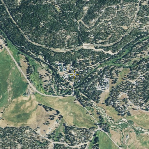 Aerial/Satellite Image of Clio Post Office, CA