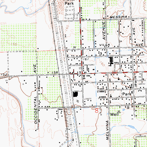 Topographic Map of Palermo Post Office, CA