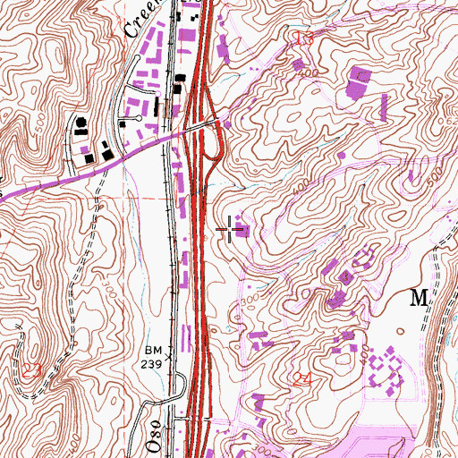 Topographic Map of San Juan Capistrano Post Office, CA