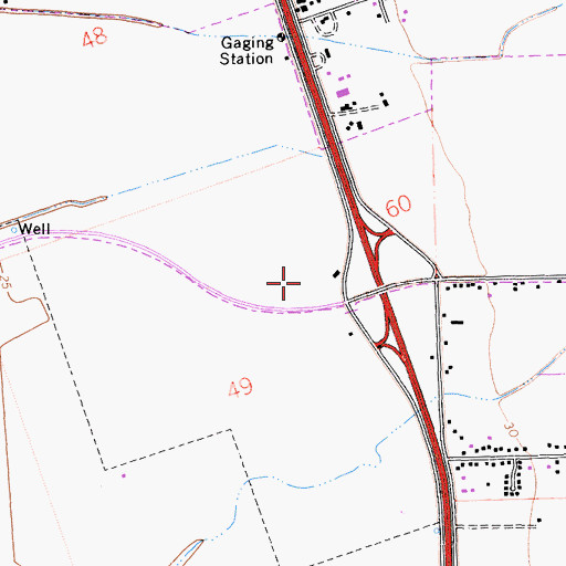 Topographic Map of Arch Airport Post Office, CA