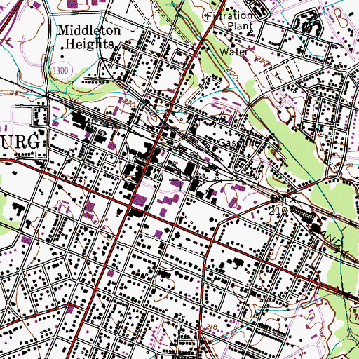 Topographic Map of Scotland Sheriff's Office, NC