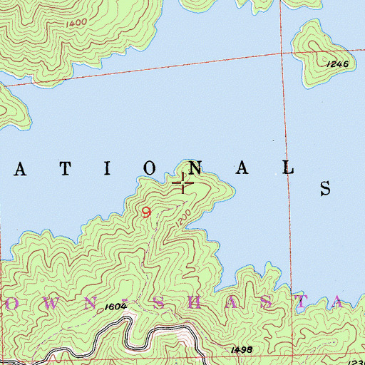 Topographic Map of Dry Creek Trail, CA