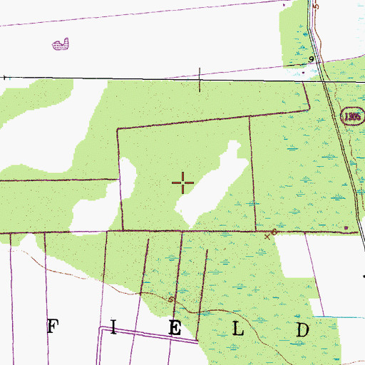 Topographic Map of Hyde Correctional Institution, NC