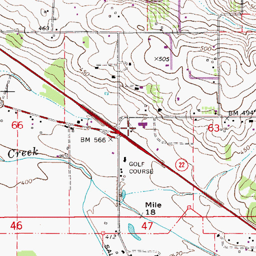Topographic Map of Marion County Sheriffs Department South District, OR