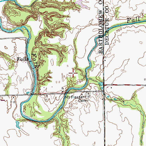 Topographic Map of Williams Flying Field, IN