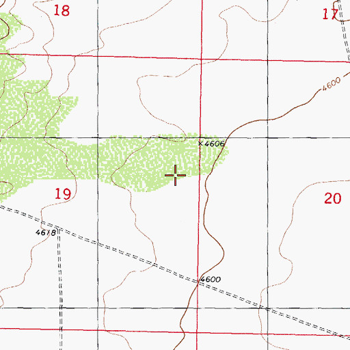 Topographic Map of Spaceport America, NM
