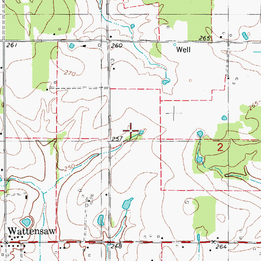 Topographic Map of Bryan Field, AR