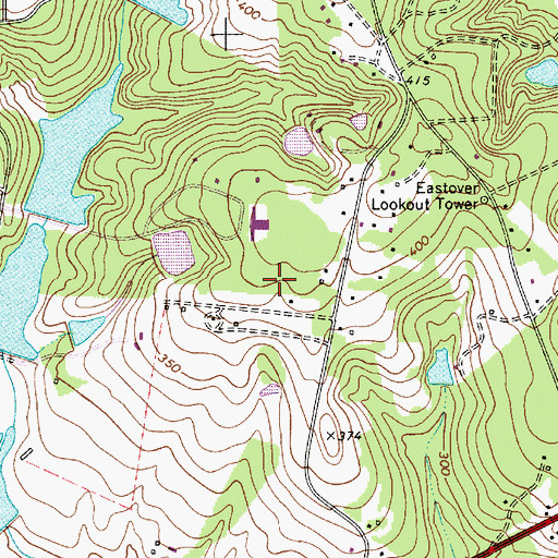 Topographic Map of Gwinn Field, SC