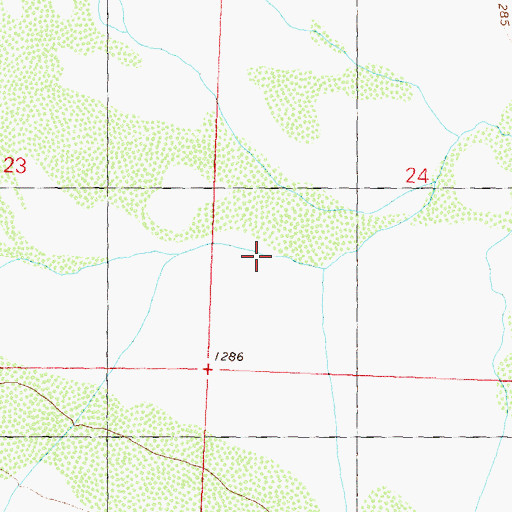 Topographic Map of Flying Eagle Airport, NV