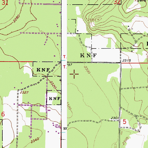 Topographic Map of Shepard Strip, ID