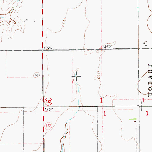 Topographic Map of TLC Airport, OK