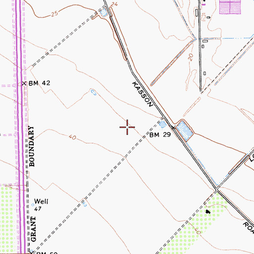 Topographic Map of Skydive California Airport, CA