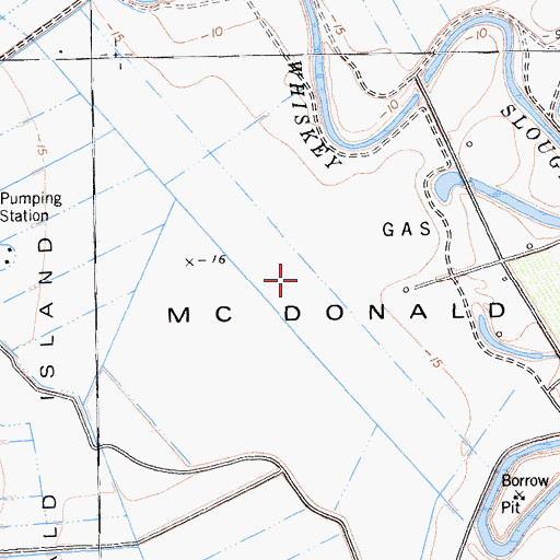 Topographic Map of Heritage Field, CA