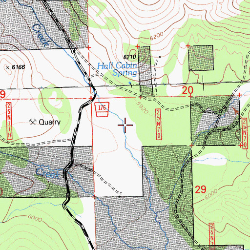 Topographic Map of Bodad Airport, CA