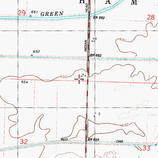 Topographic Map of Fisch RLA Airport, IL