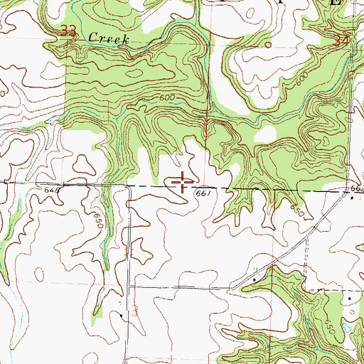 Topographic Map of Steil RLA Airport, IL