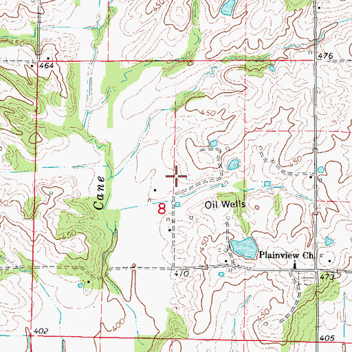 Topographic Map of Sutton Airport, IL