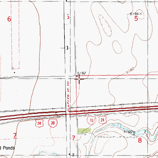 Topographic Map of Koch Field, CO