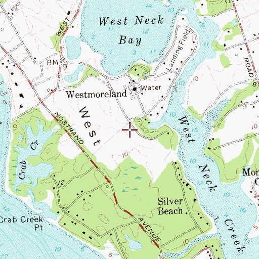 Topographic Map of Westmoreland Airport, NY