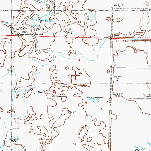Topographic Map of Hooks Strip, OR
