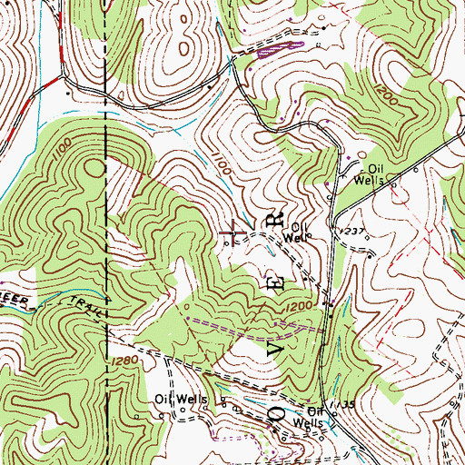 Topographic Map of Stateline Airport, PA