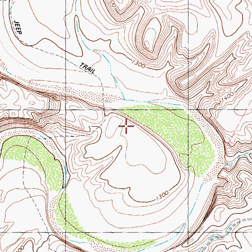 Topographic Map of Stand Fast Airport, TX