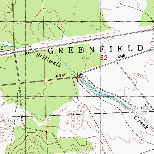 Topographic Map of Stillwell Pond, WI