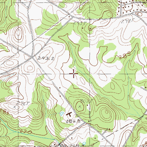 Topographic Map of Oak Creek, SC