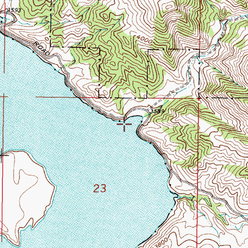 Topographic Map of Log Gulch, MT