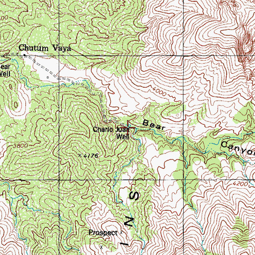 Topographic Map of Charlo Juan Well, AZ
