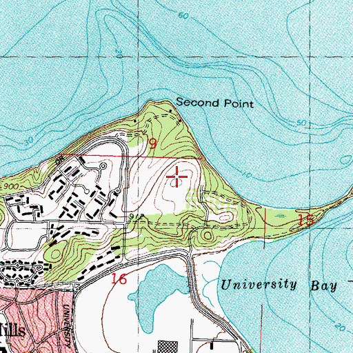 Topographic Map of Biocore Prairie, WI