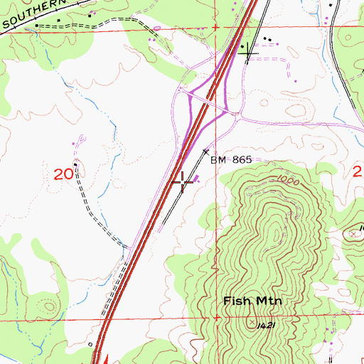 Topographic Map of Shasta Lake Ranger Station, CA