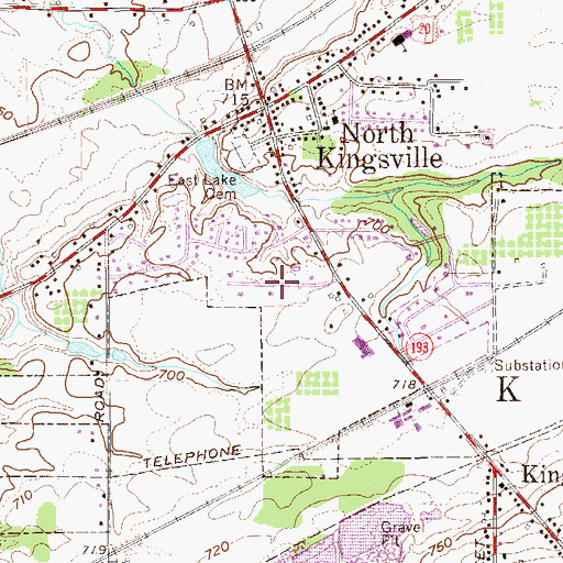 Topographic Map of Southwood Colony, OH