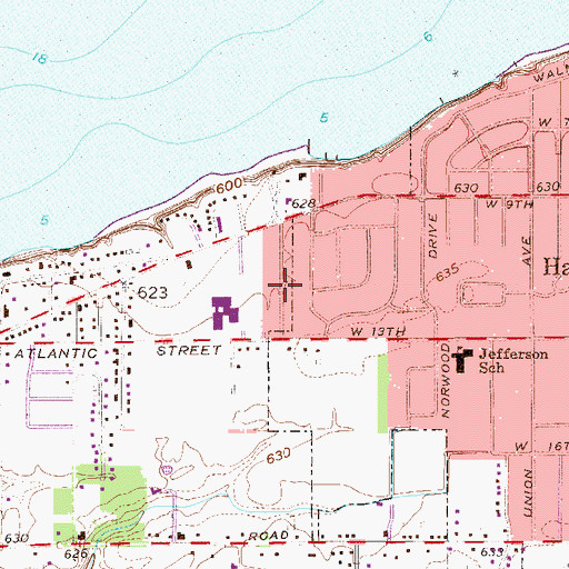 Topographic Map of Elks View, OH
