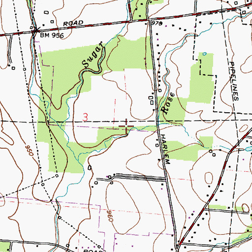 Topographic Map of Clivdon Mews, OH