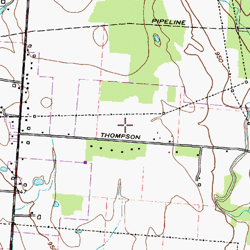 Topographic Map of Cobblestone At The Preserve, OH