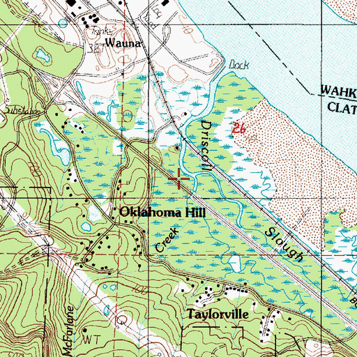 Topographic Map of McFarlane Creek, OR