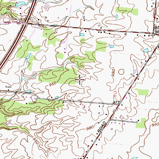 Topographic Map of Sheffield Park, OH