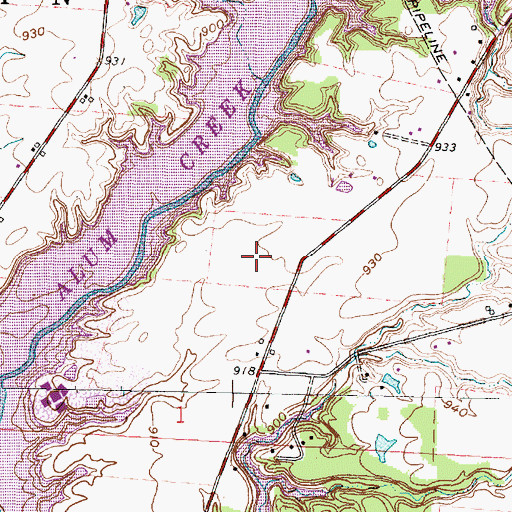 Topographic Map of Sherman Lakes, OH