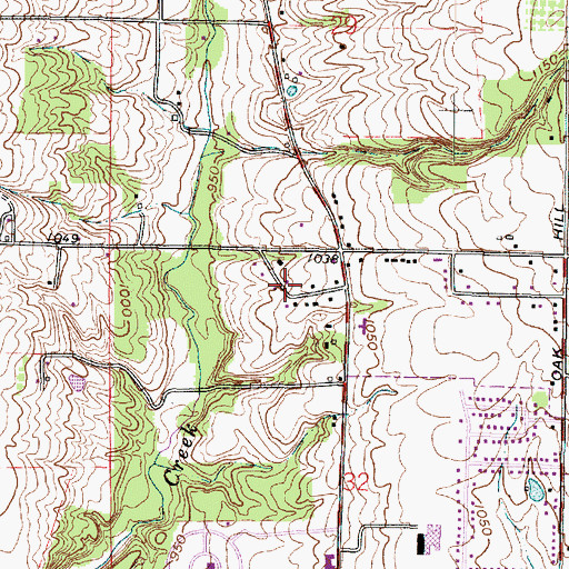Topographic Map of Linwood Heights, OH