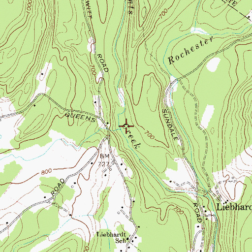 Topographic Map of Gray Brook, NY