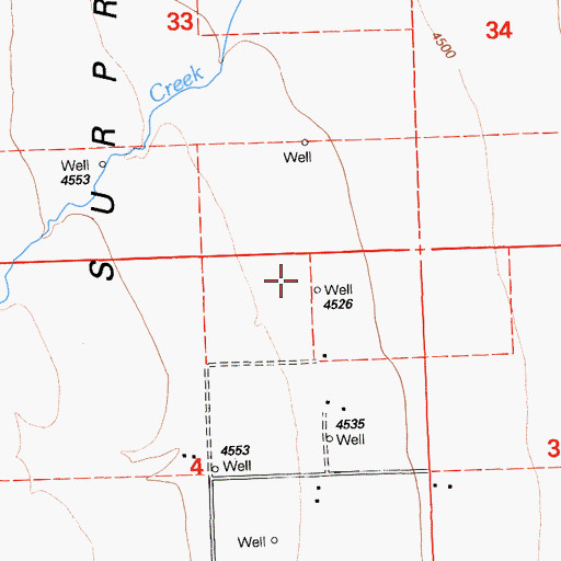 Topographic Map of Bunyard Ranch, CA