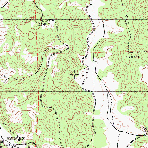 Topographic Map of Folsom Ranch, CA