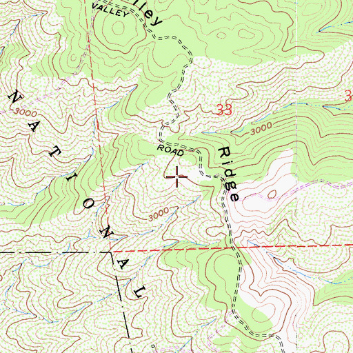 Topographic Map of Lake View Campground, CA