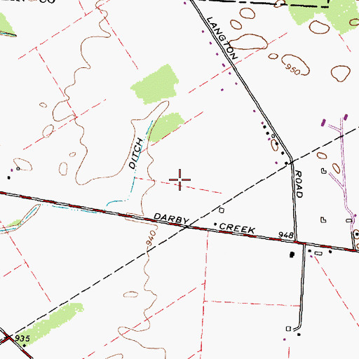 Topographic Map of Abbey Chase, OH