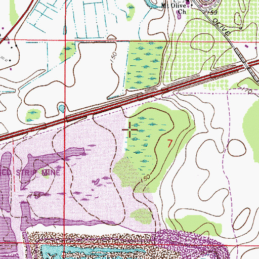 Topographic Map of Florida Polytechnic University, FL