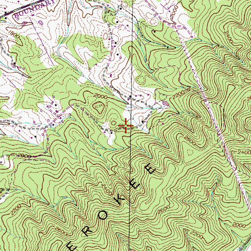 Topographic Map of Commissioner District 10, TN